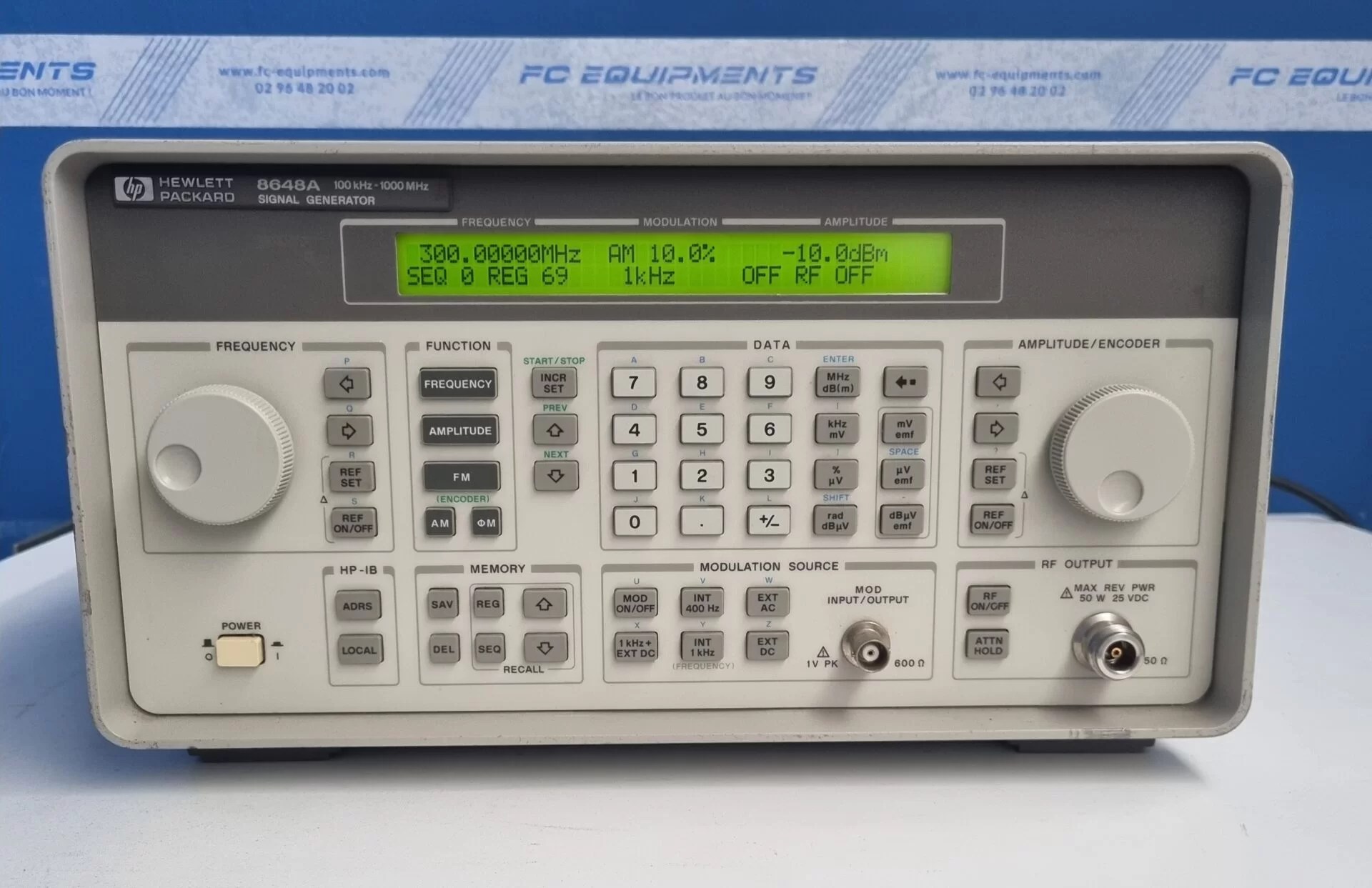 8648A SIGNAL GENERATOR KEYSIGHT TECHNOLOGIES (AGILENT / HP