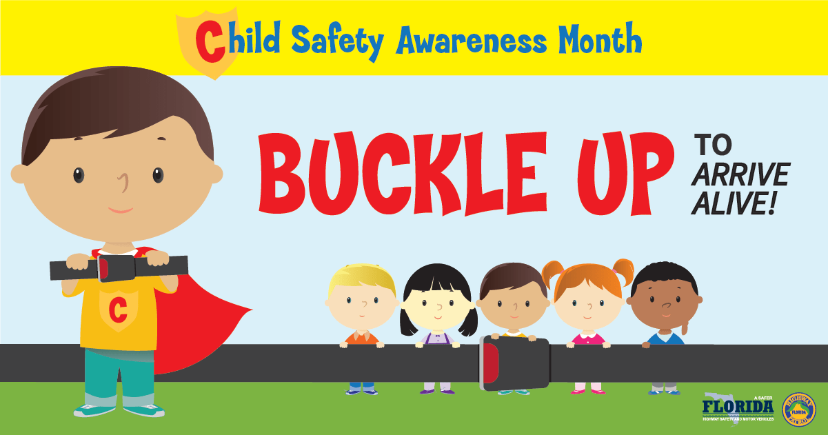 August is Child Safety Awareness Month! Florida Chapter American