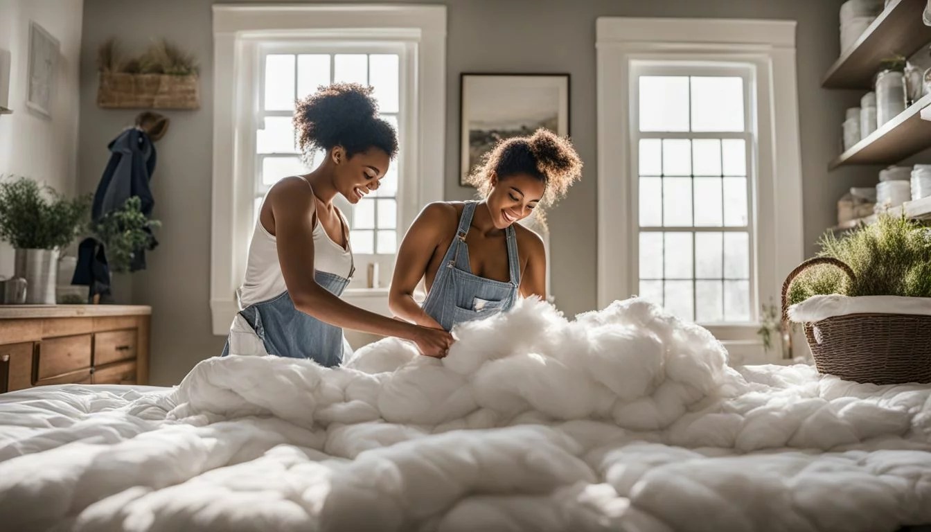 How To Clean A Goose Down Comforter Dry Cleaning & Home Tips