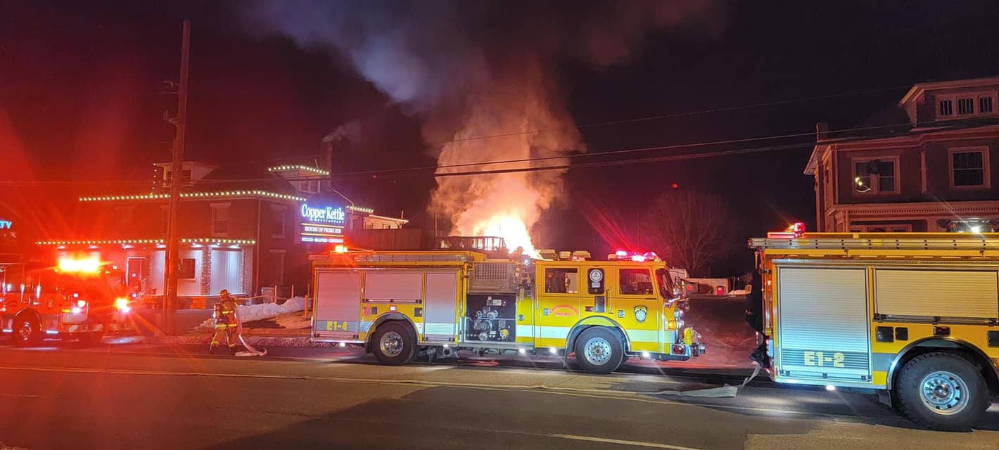 Copper Kettle damaged in early morning fire Franklin County Free Press