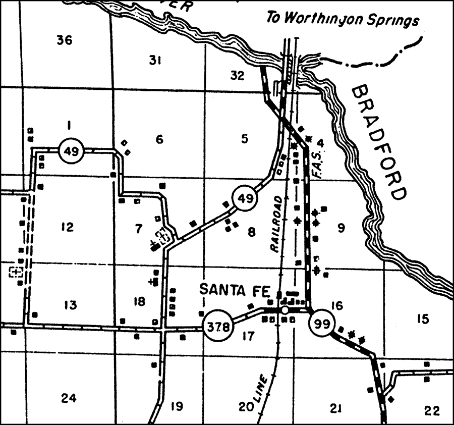 Santa Fe County Gis Santa Fe, 1936