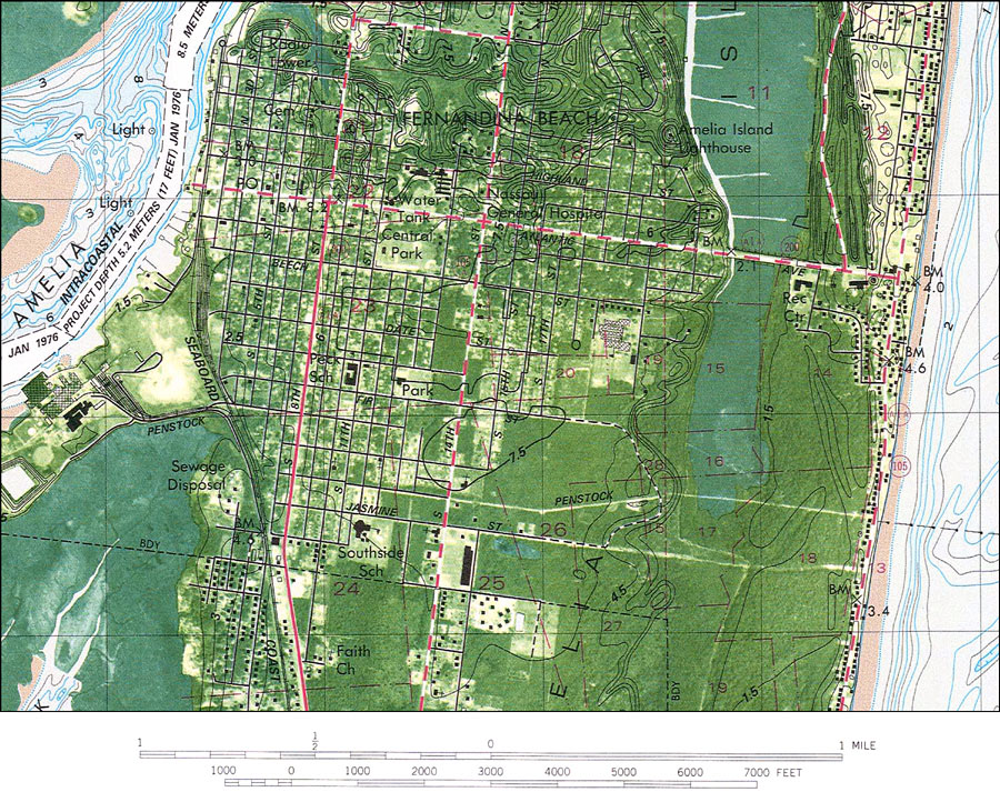 Fernandina Beach Detail, 1981