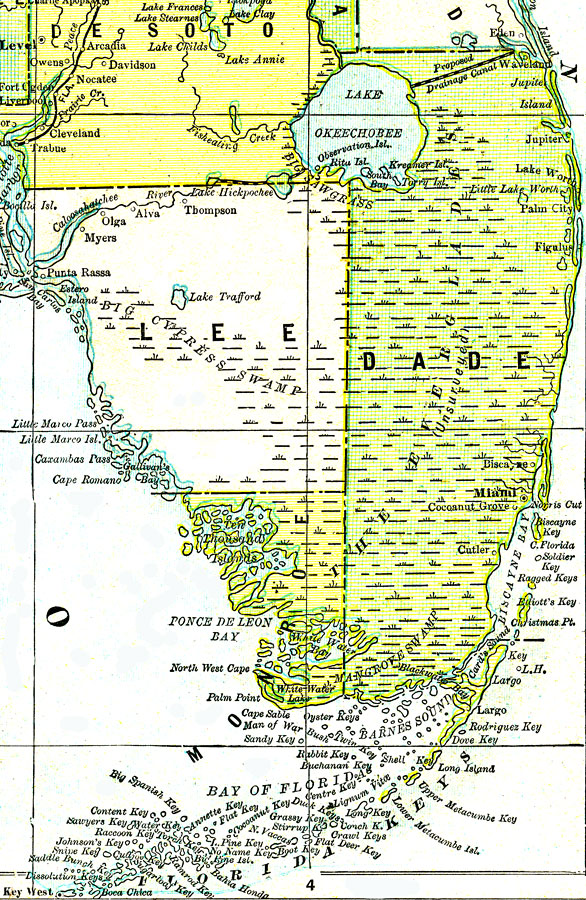 This Map Details Florida's Disappearing Native American.