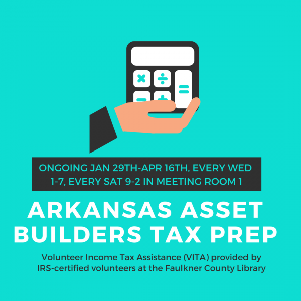 AR Asset Builders Tax Prep FaulknerVan Buren Regional Library System
