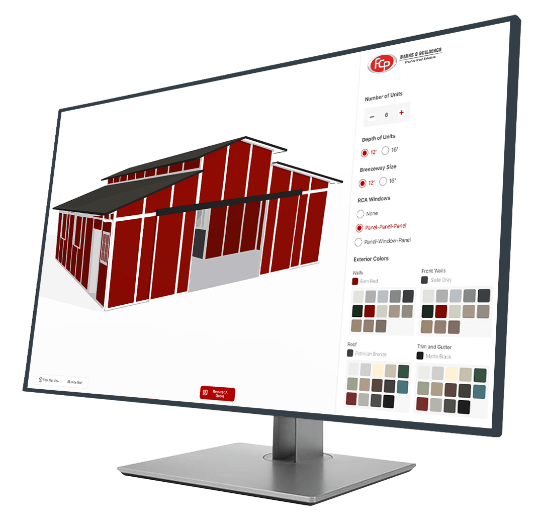 Design A Barn Online 3D Visual Barn Building Planner FCP Barn