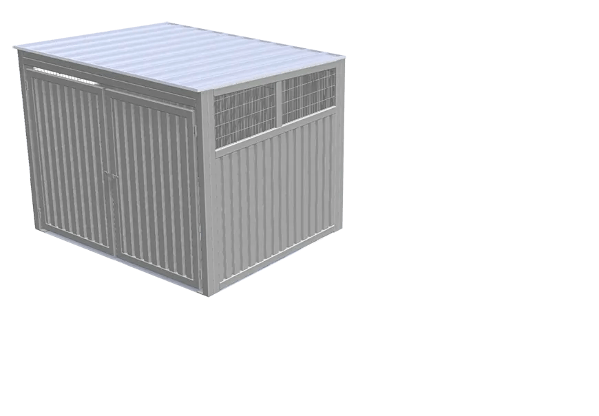 FCP Trash Enclosures Industrial Steel Dumpster Enclosures