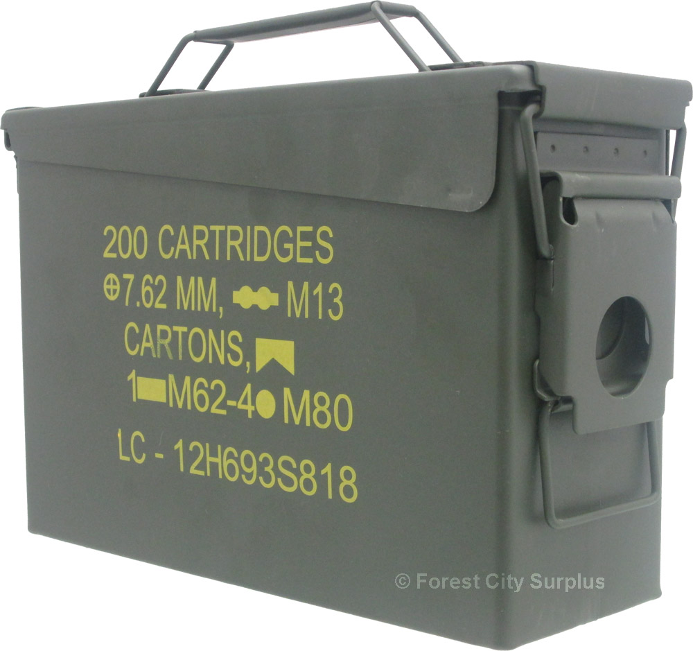 .30 Caliber Metal Ammo Box Crates Ammo Box Crates Forest City