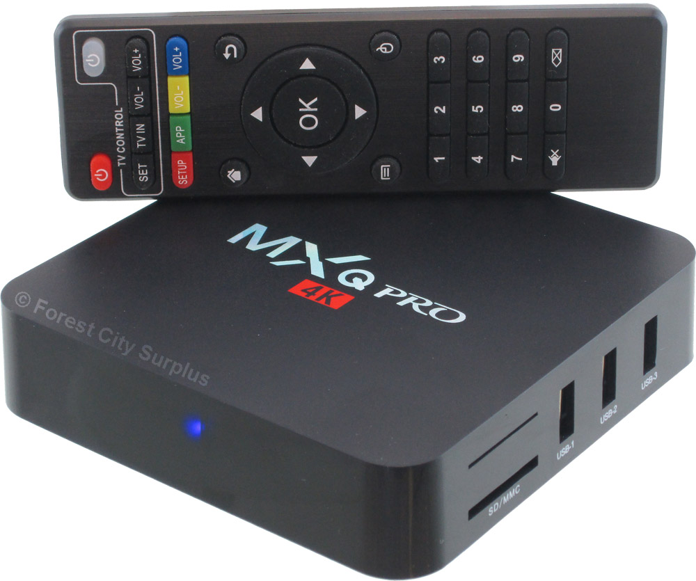 MXQ Pro Quad Core Android TV Boxes Android TV Boxes and Accessories Forest City Surplus