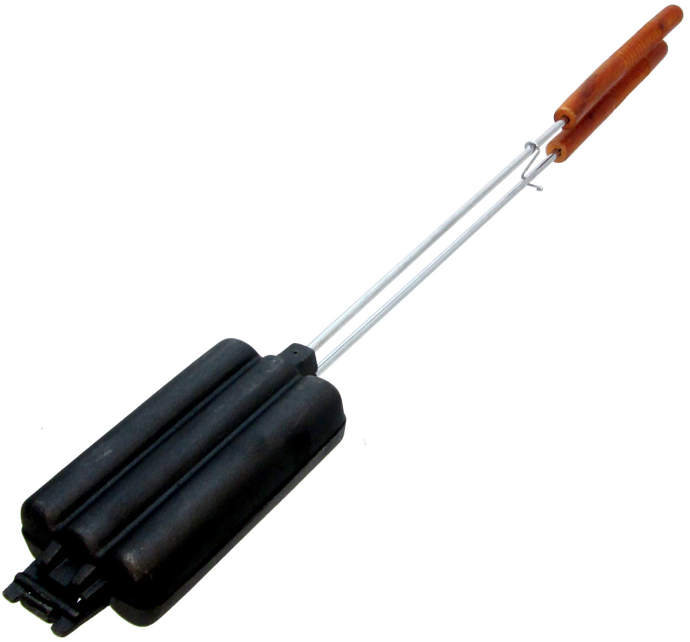 Toastee™ Cast Iron Hot Dog Cooker, Pie Irons Camping Cooking Gear