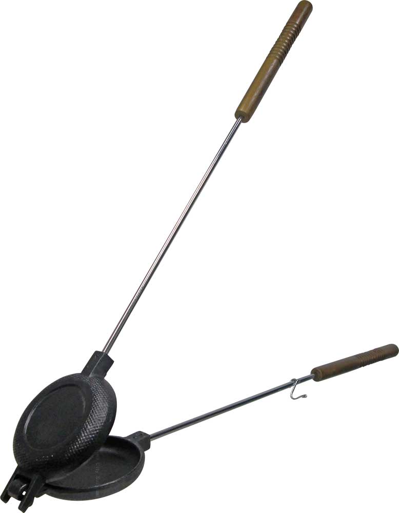 Round Pie Irons, Cast Iron Australian Style Jaffle Irons Camp Cooking