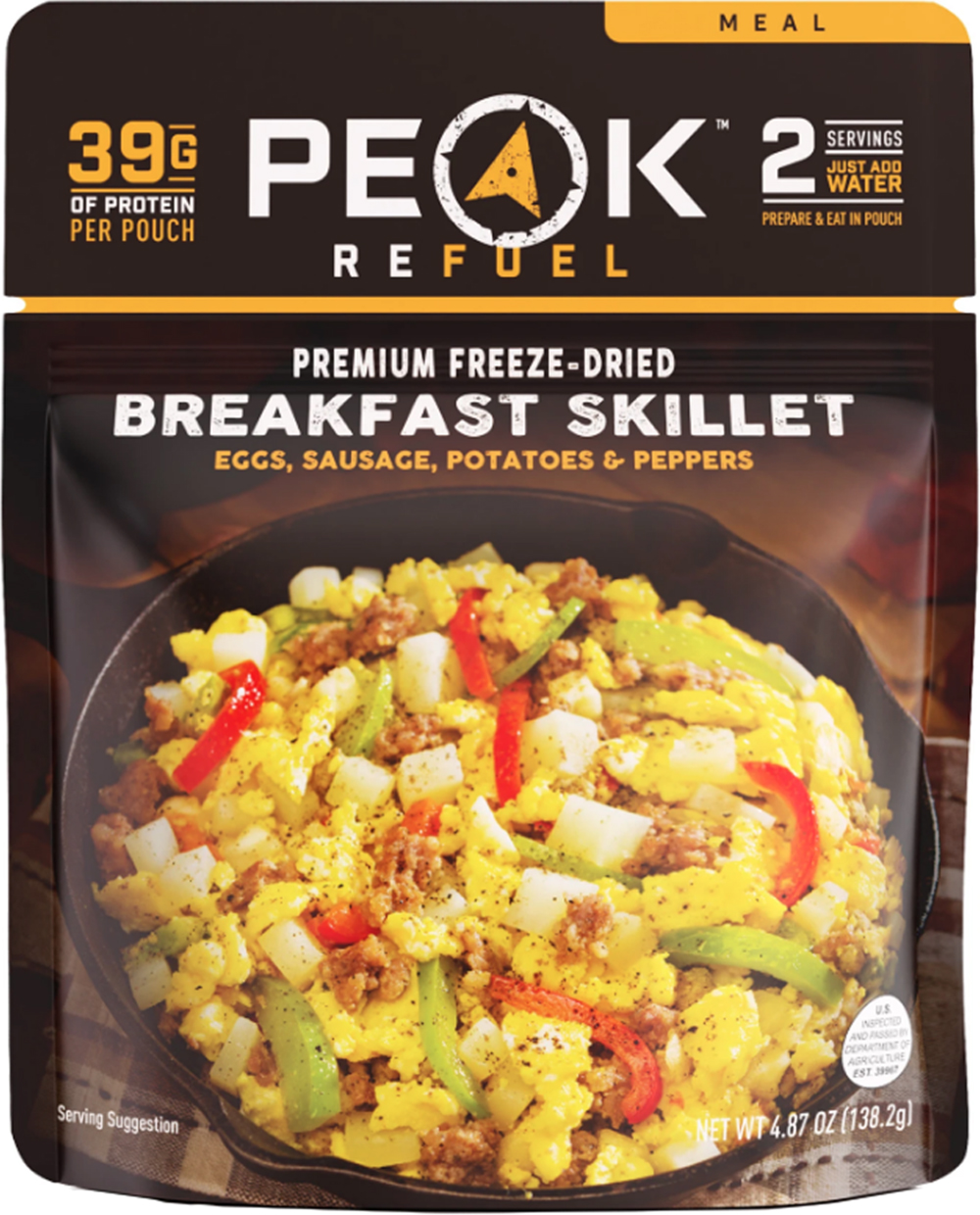 Peak Refuel Breakfast Skillet Freezedried Meal Survival Rations and