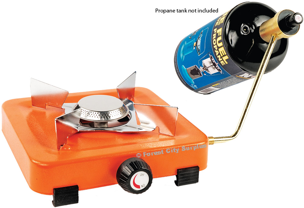 World Famous® Single Burner Propane Stoves Camp Cooking Accessories
