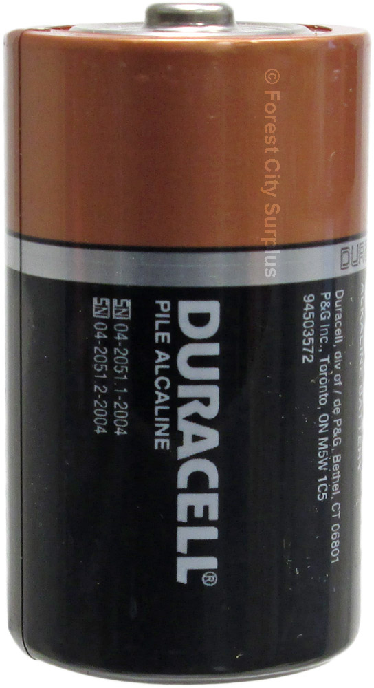 Duracell® D Battery 2Pack Prepper Survival Gear Forest City