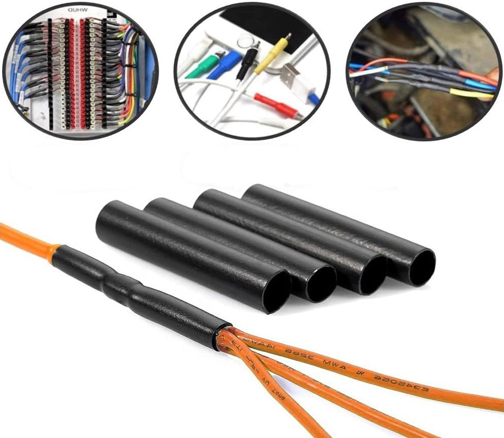 10PC 12" X 9/32" Heat Shrink Tube Extension Cords Power Bars