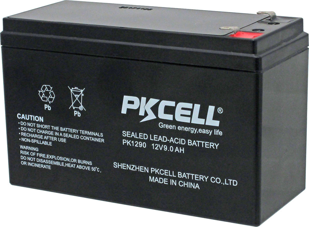 PKCELL® 12V/9AH Rechargeable Sealed Lead Acid Batteries Prepper