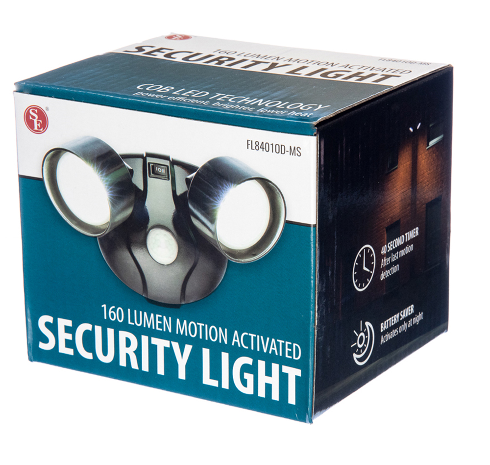 160 Lumen Outdoor Night Motion Activated Sensor Light Patio & Garden Forest City Surplus