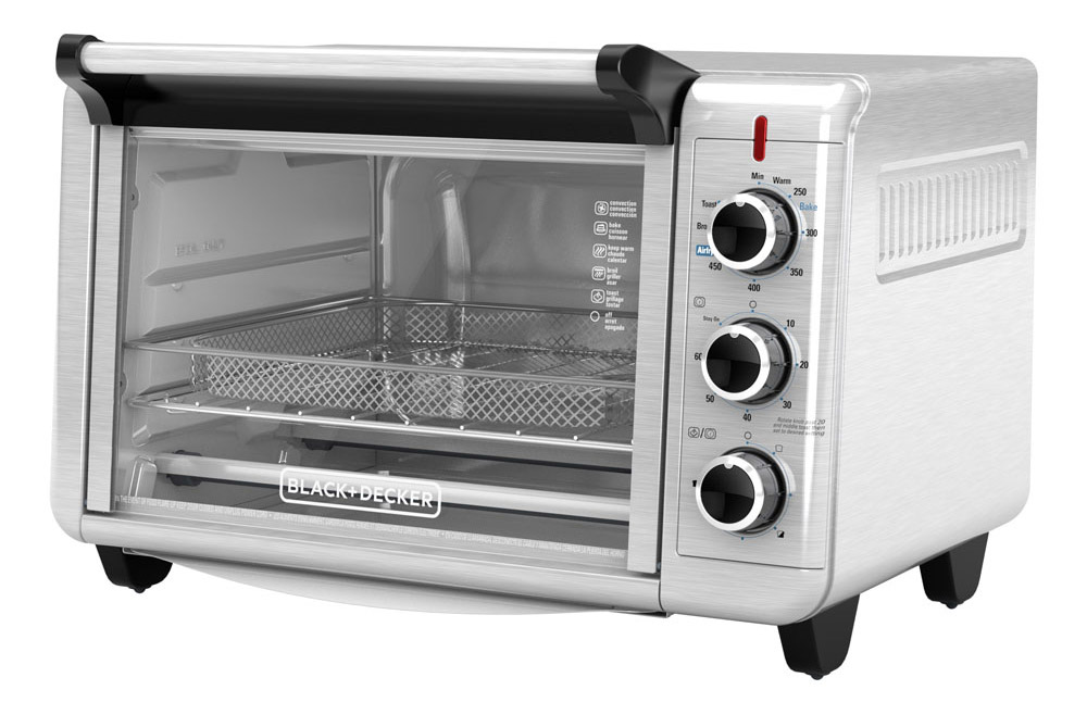 Black + Decker Crisp N' Bake Air Fryer Toaster Oven Household