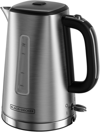 Black + Decker 1.7 L Stainless Steel Electric Kettle