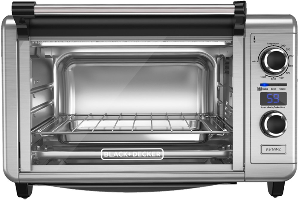 Black + Decker 6Slice Digital Convection Toaster Oven Household