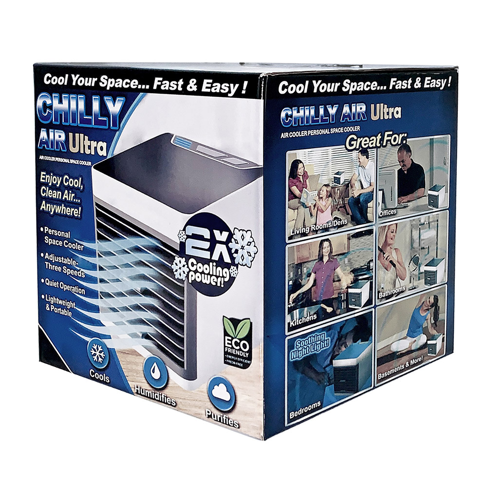 Chilly Air Ultra® Desktopsize Evaporative Air Cooler Air