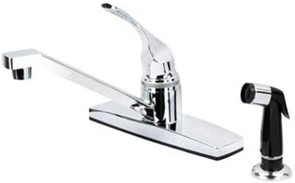 B&K Non Metallic 8" Kitchen Faucet with Spray Nozzle Household