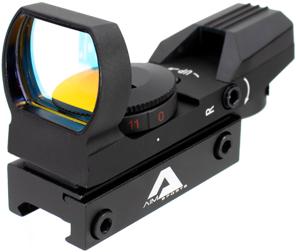 Aim Sports® 1 x 34 mm Red Dot Airsoft Sight with 4 Reticles Patterns