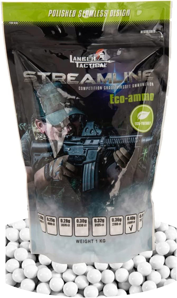 Lancer Tactical® Biodegradable 0.40 gram Airsoft BBs for Snipers