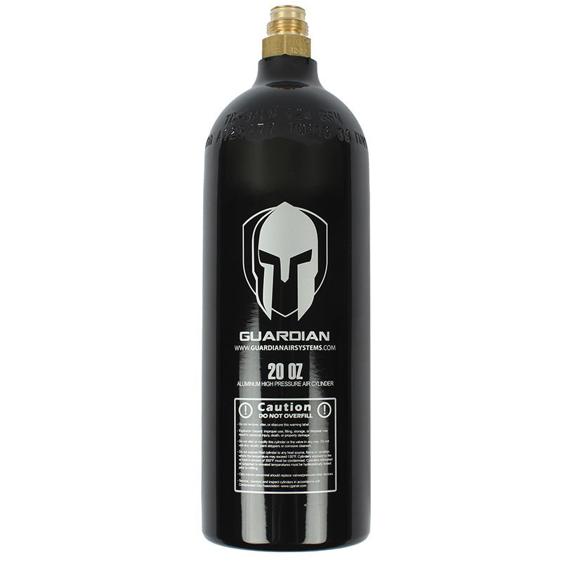 Guardian 20 oz Paintball CO2 Aluminum Tank with Pin Valve Paintball