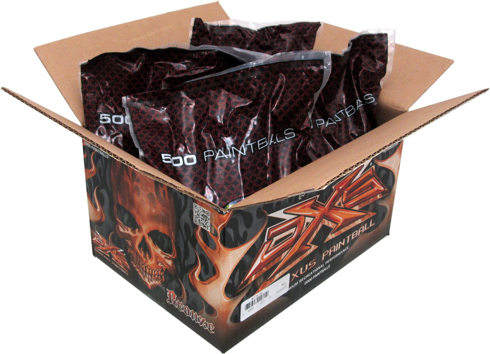 2000 Draxus® Bronze Series .68 Caliber Paintballs with Blue Fill