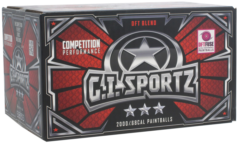 2000 GI Sportz® Three Star .68 Caliber Paintballs with Yellow Fill