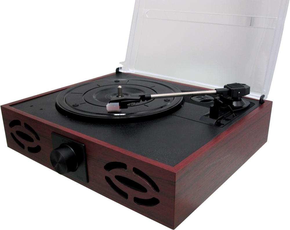 Pyle® PVNT7U Vintage Style Turntable with VinyltoMP3 Recording