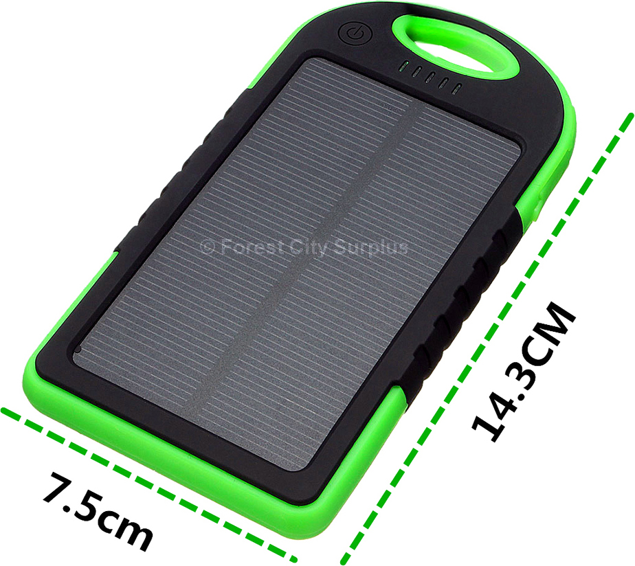 SolarPowered Portable Cell Phone Battery Chargers Personal Survival