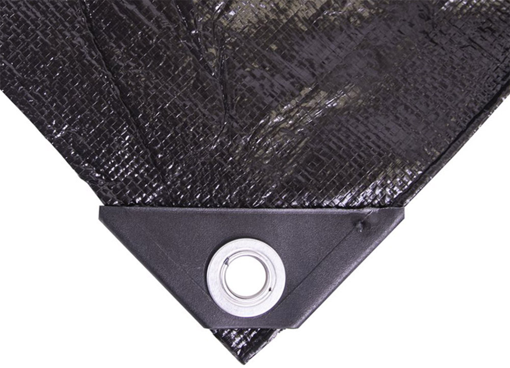 Stinson 10' x 12' Black HeavyDuty Poly Tarps Tarps & TieDowns