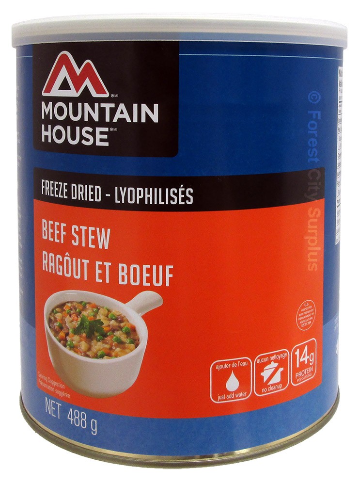 Mountain House® 10 Can Vegetable Stew with Beef Survival Rations