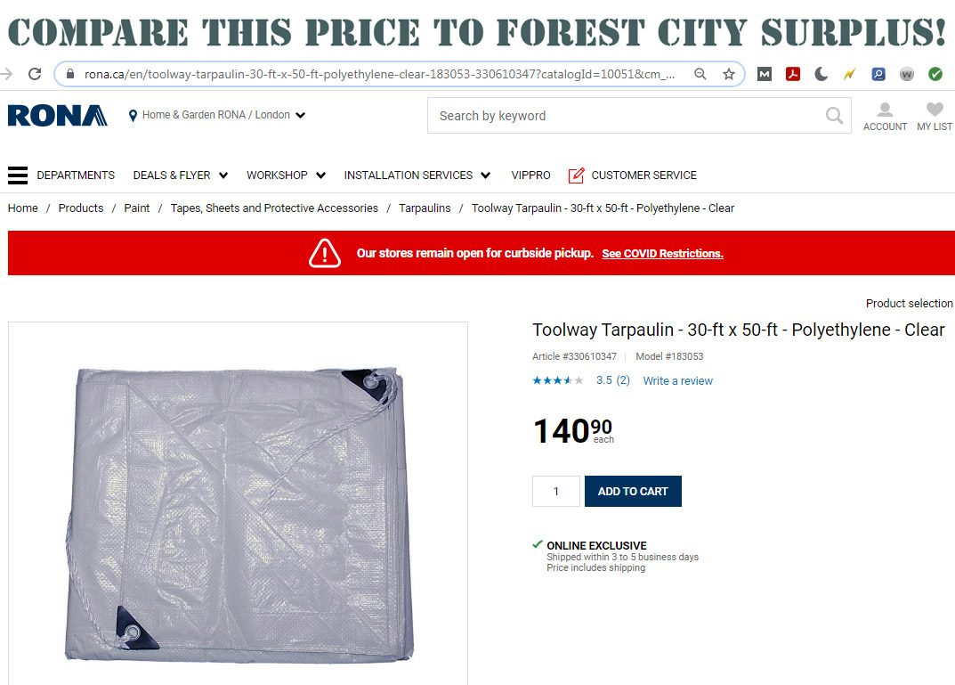 30x50 Foot White Poly Tarps, Polyethylene Ice Rink Tarpaulins Tarps