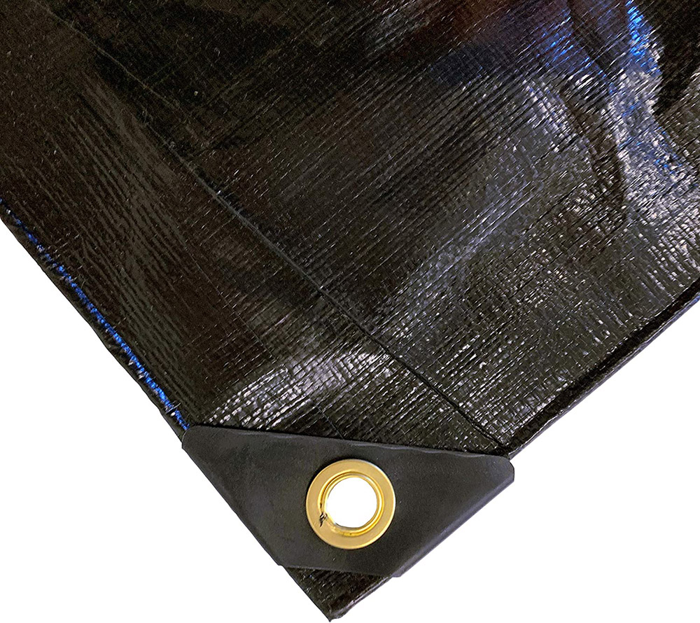 20x30 Foot 6 Mil Black Poly Tarps Tarps & TieDowns Forest City