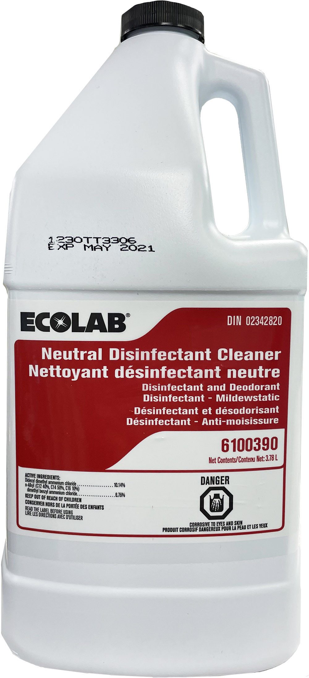 Ecolab® Neutral Disinfectant Cleaner 1 Gallon [only 9.99] Health