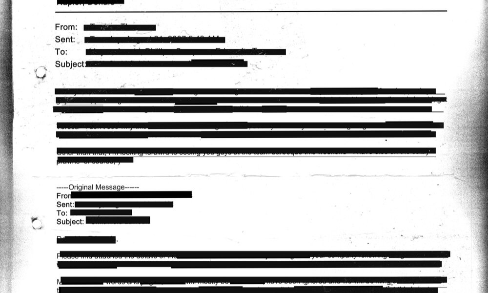 Redacting A FOIA Request FDA Atty