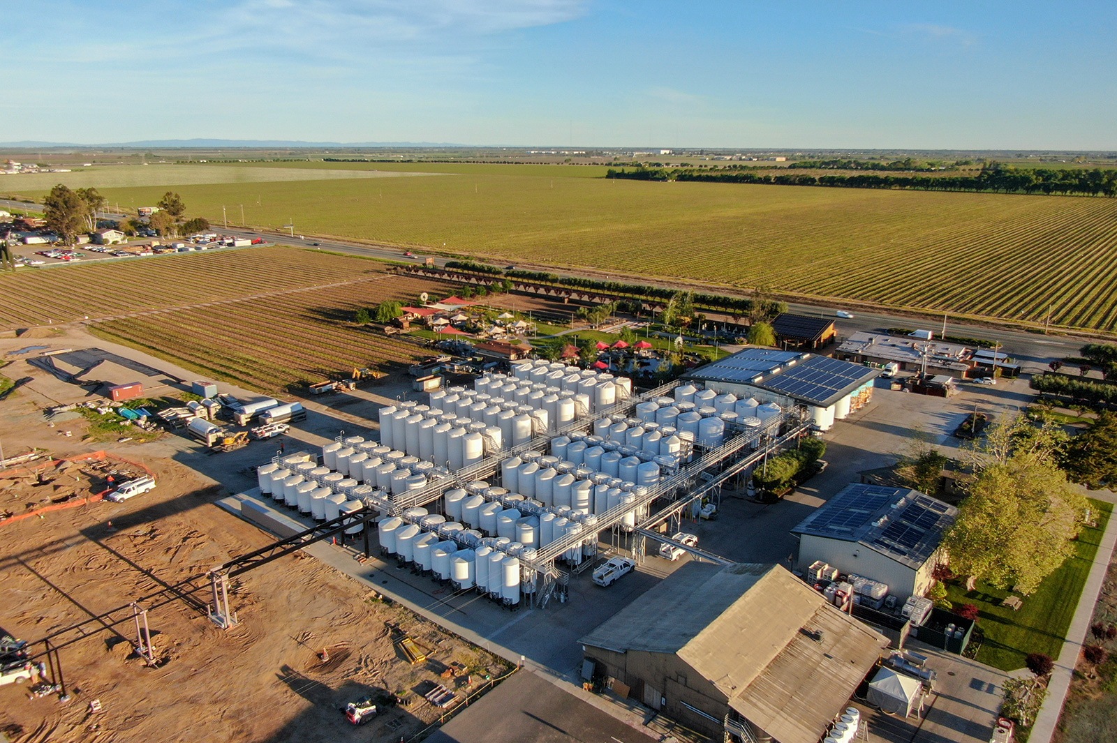 Michael David Winery Construction in Lodi