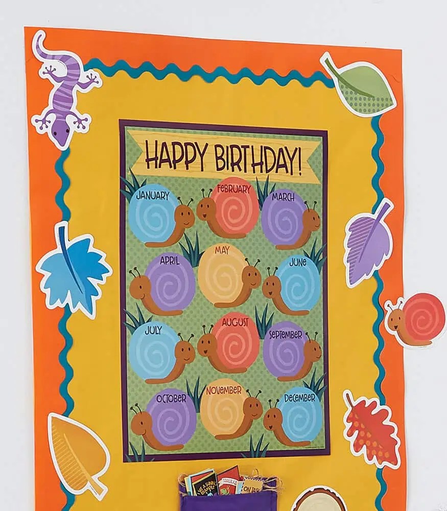 Nature Explorers Birthday Chart FD Class Décor