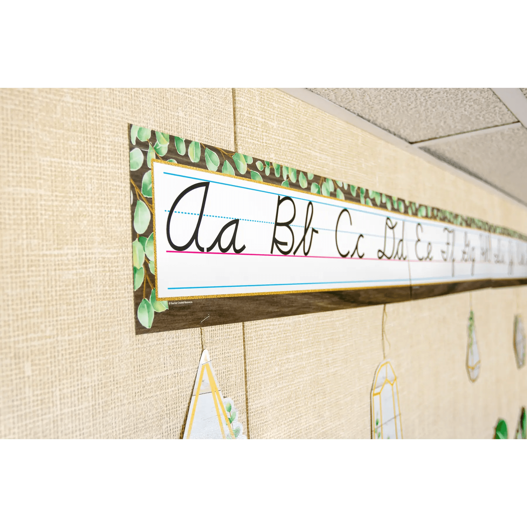 Eucalyptus Cursive Mini Bulletin Board FD Class Décor