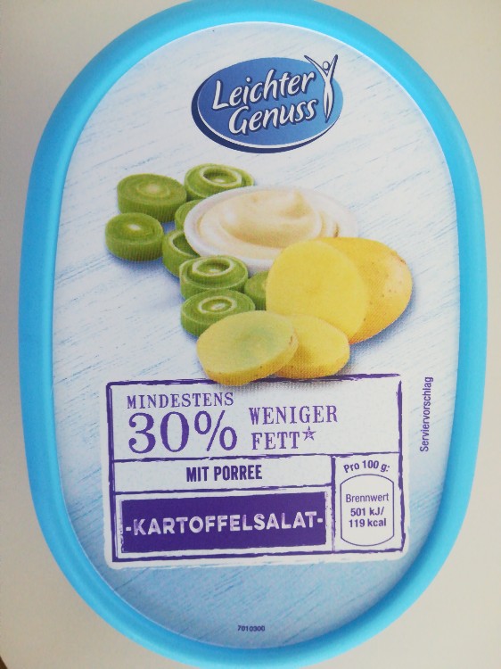 Netto, Leichter Genuss Kartoffelsalat, mit Porree Kalorien Salat Fddb