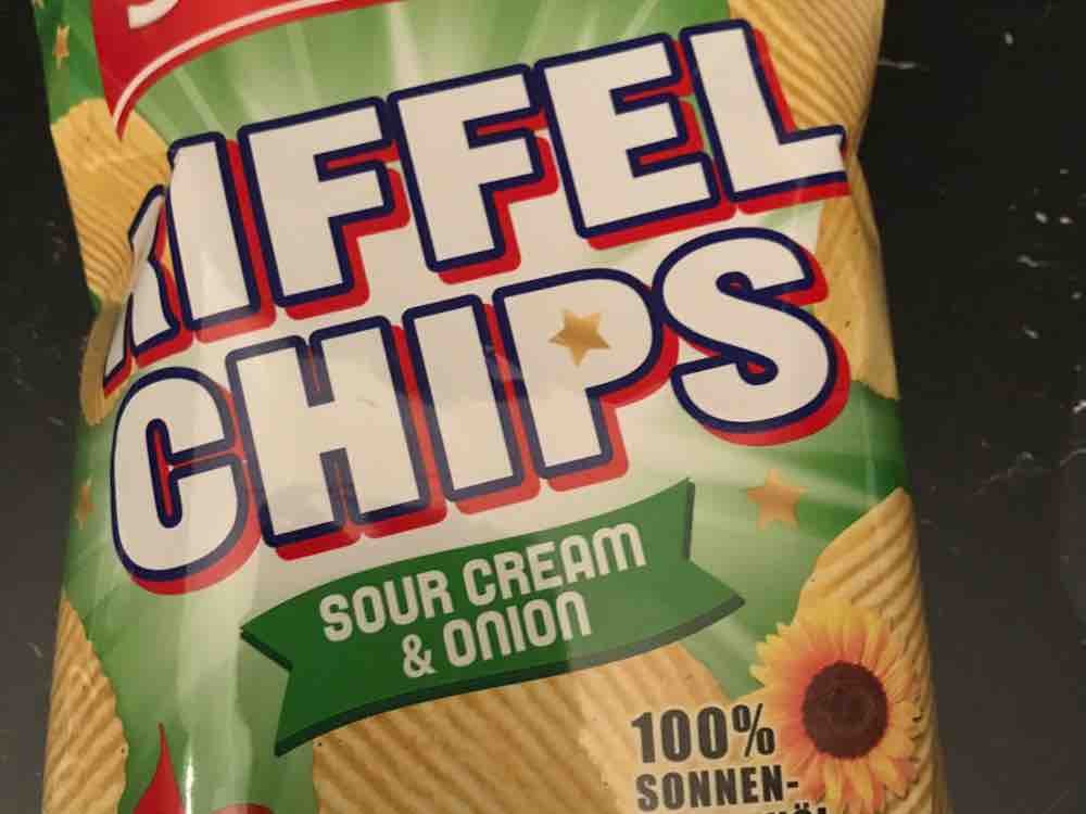 Snack Fun, Riffel Chips, Sour Cream & Onion Kalorien Chips Fddb