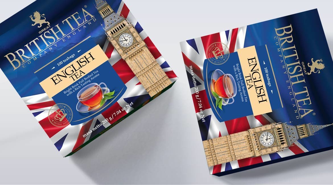 Great British Tea Design opakowania herbaty FDESIGN