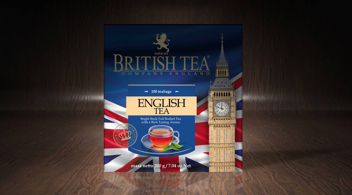Great British Tea Design opakowania herbaty FDESIGN