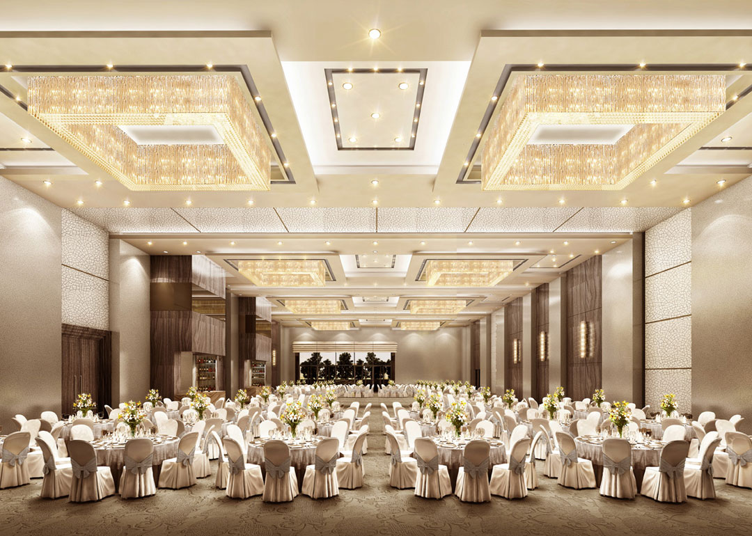 Luxury Residence by FDM Designs Chateau Le Parc Banquette Hall