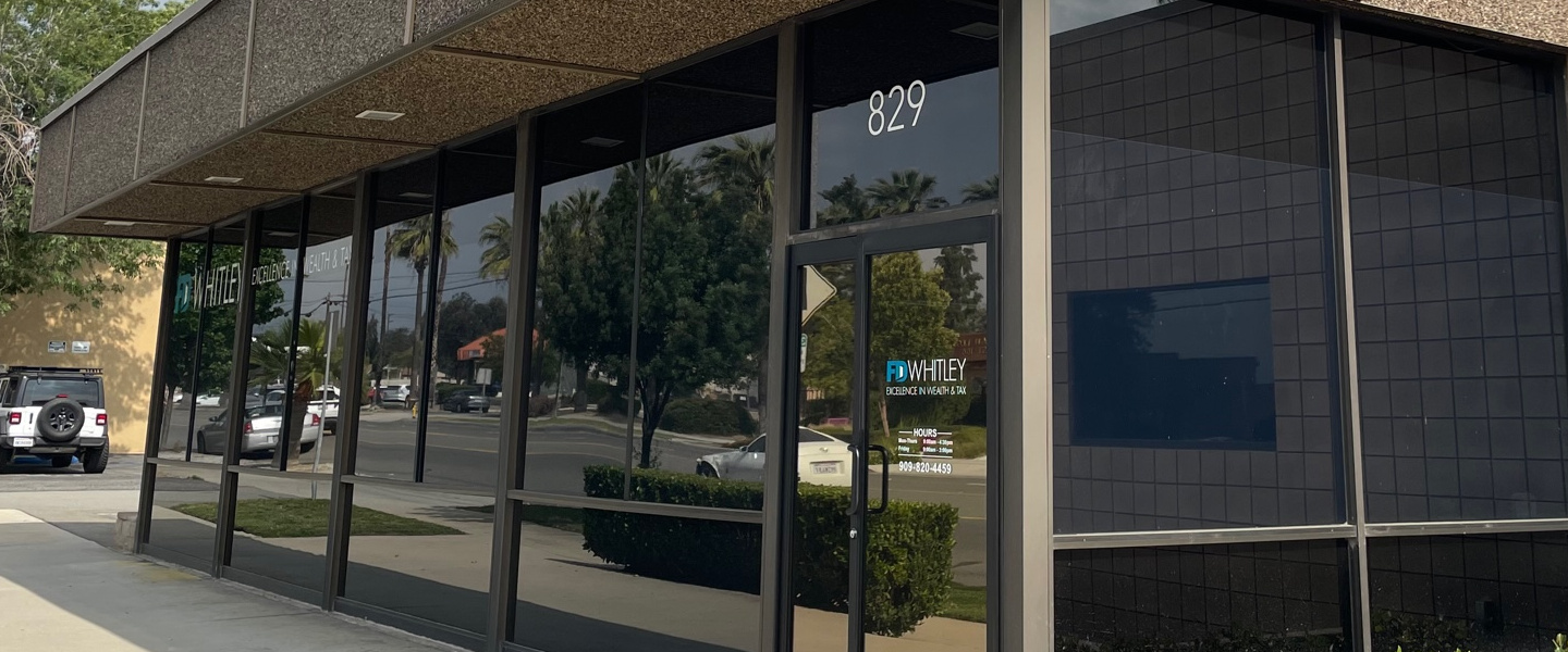 FD Whitley Tax Preparation in Redlands, CA