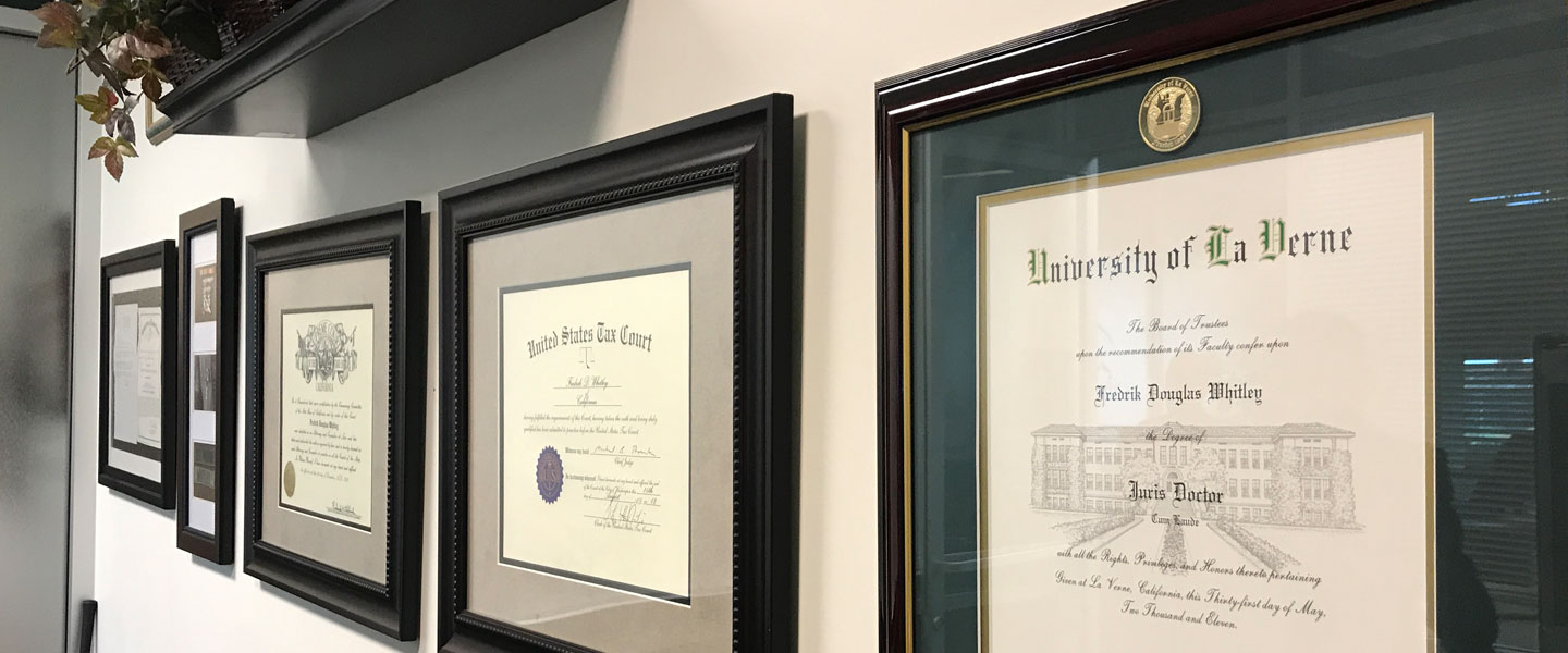 FD Whitley Tax Preparation in Redlands, CA