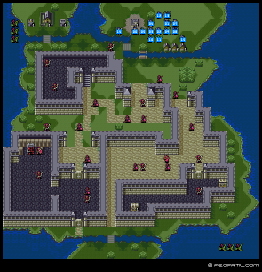 第2部 英雄戦争編・第17章 グラの落日：ファイアーエムブレム 紋章の謎／FIRE EMBLEM 攻略：ゲーム攻略メモ