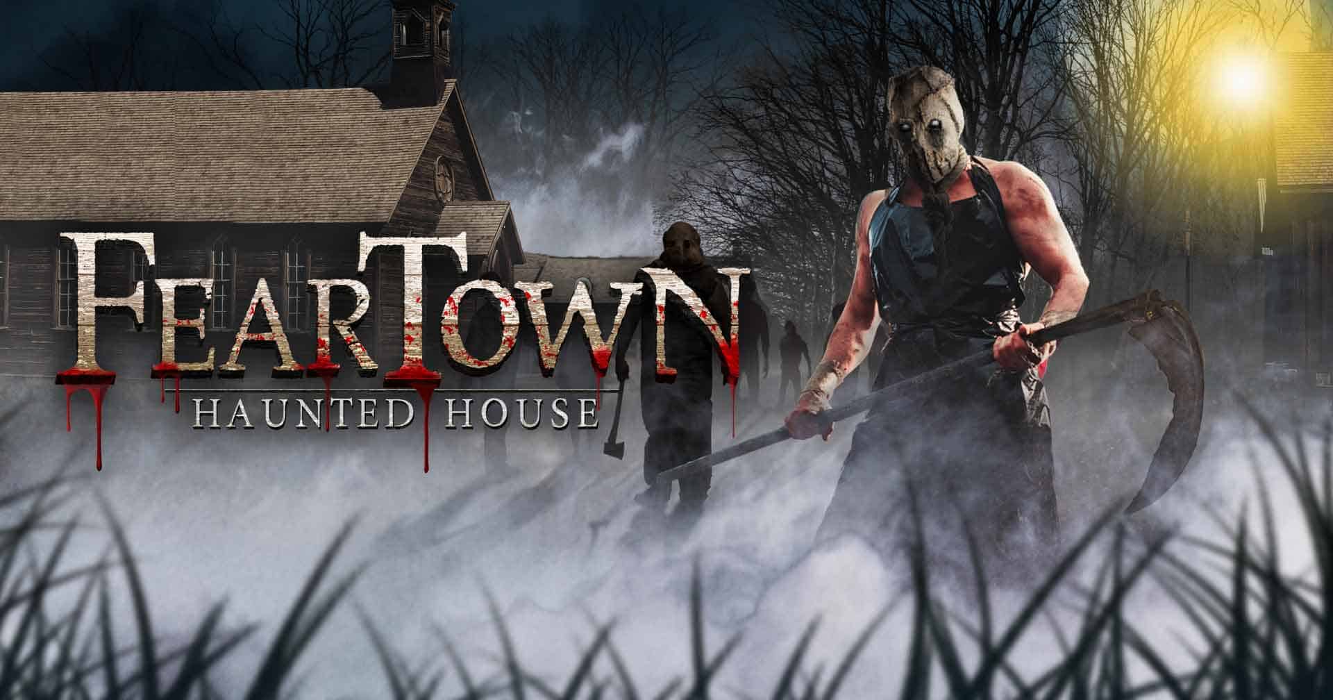 Longest Haunted House RI & MA Fear Town Providence